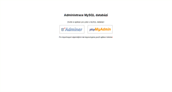 Desktop Screenshot of mysql.kitesport.cz